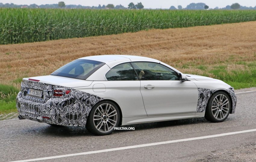 SPYSHOTS: F33 BMW 4 Series Convertible LCI spotted 526922