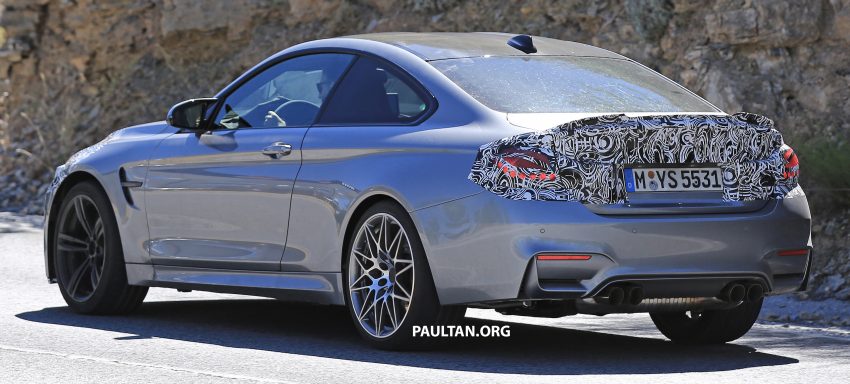 SPIED: BMW M4 facelift, revised interior and exterior 535585
