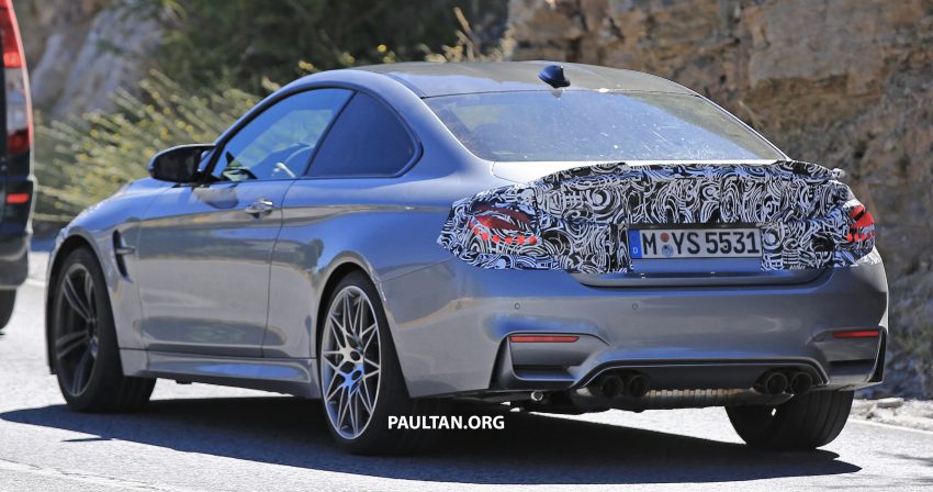SPIED: BMW M4 facelift, revised interior and exterior 535586