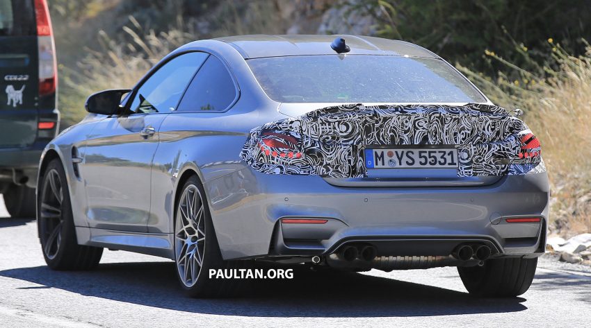 SPIED: BMW M4 facelift, revised interior and exterior 535589