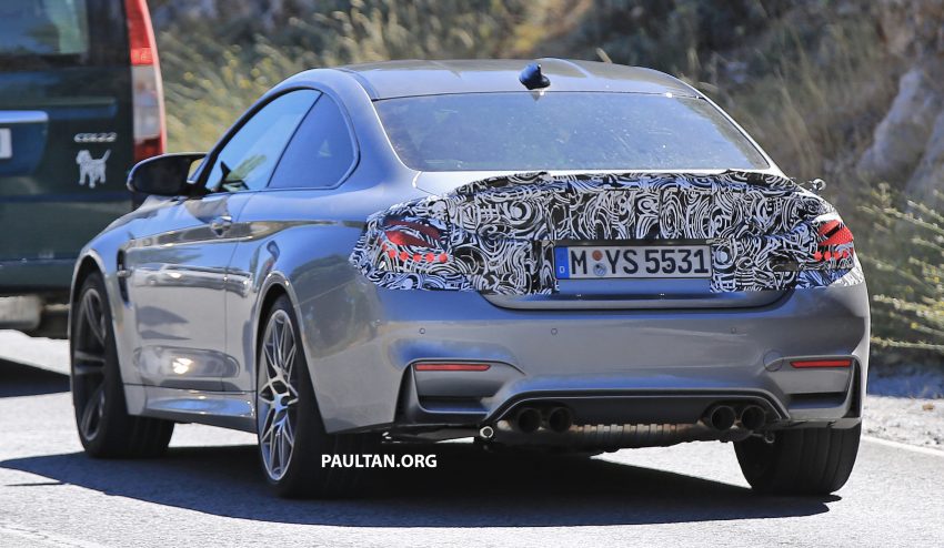 SPIED: BMW M4 facelift, revised interior and exterior 535590