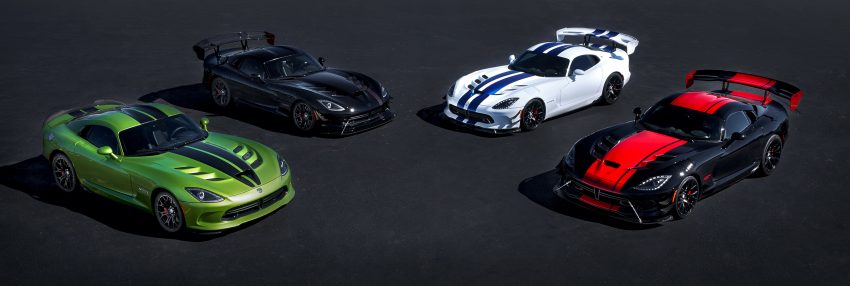 Dodge Viper celebrates its 25th birthday and final year of production with six limited-edition models 515633