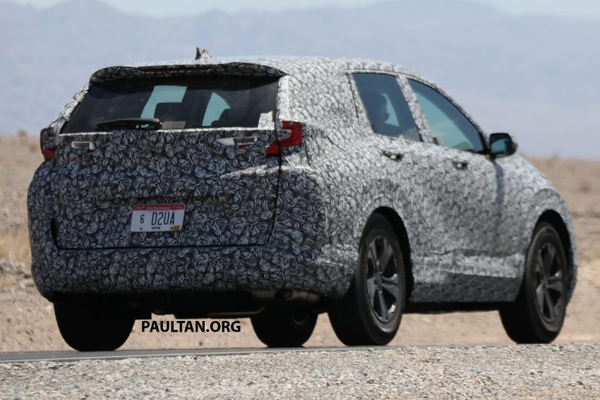 SPYSHOT: Honda CR-V generasi baharu sekali lagi dilihat sedang membuat ujian di atas jalan raya 521269