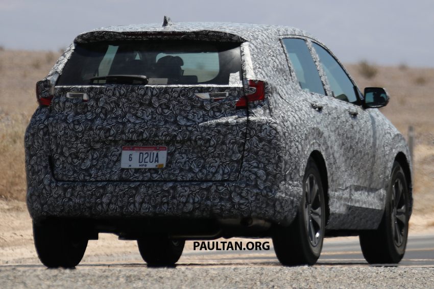 SPYSHOT: Honda CR-V generasi baharu sekali lagi dilihat sedang membuat ujian di atas jalan raya 521270