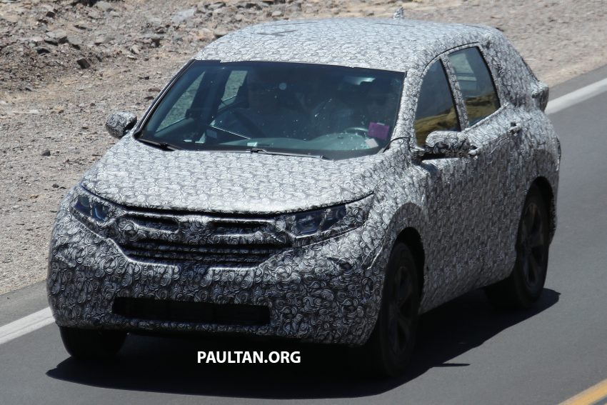 SPYSHOT: Honda CR-V generasi baharu sekali lagi dilihat sedang membuat ujian di atas jalan raya 521271