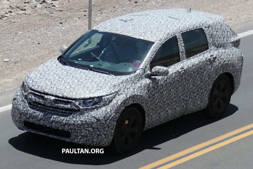 SPYSHOT: Honda CR-V generasi baharu sekali lagi dilihat sedang membuat ujian di atas jalan raya 521273