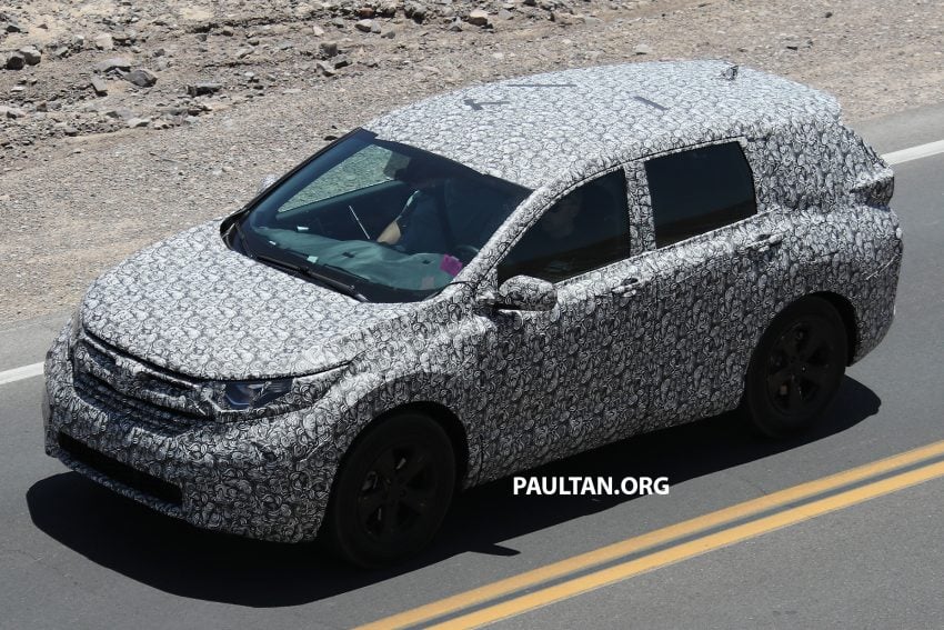 SPYSHOT: Honda CR-V generasi baharu sekali lagi dilihat sedang membuat ujian di atas jalan raya 521274