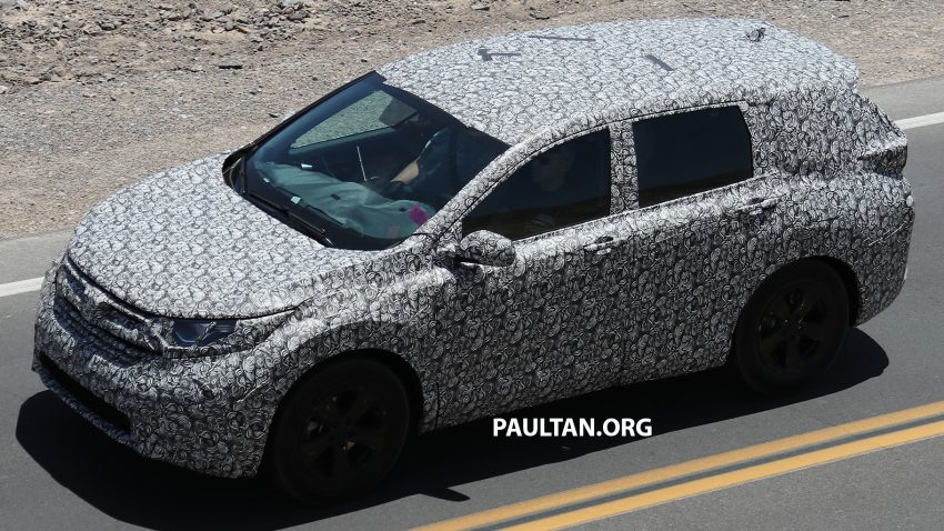 SPYSHOT: Honda CR-V generasi baharu sekali lagi dilihat sedang membuat ujian di atas jalan raya 521275
