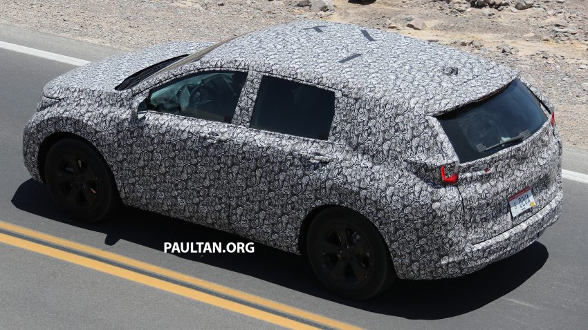 SPYSHOT: Honda CR-V generasi baharu sekali lagi dilihat sedang membuat ujian di atas jalan raya 521280