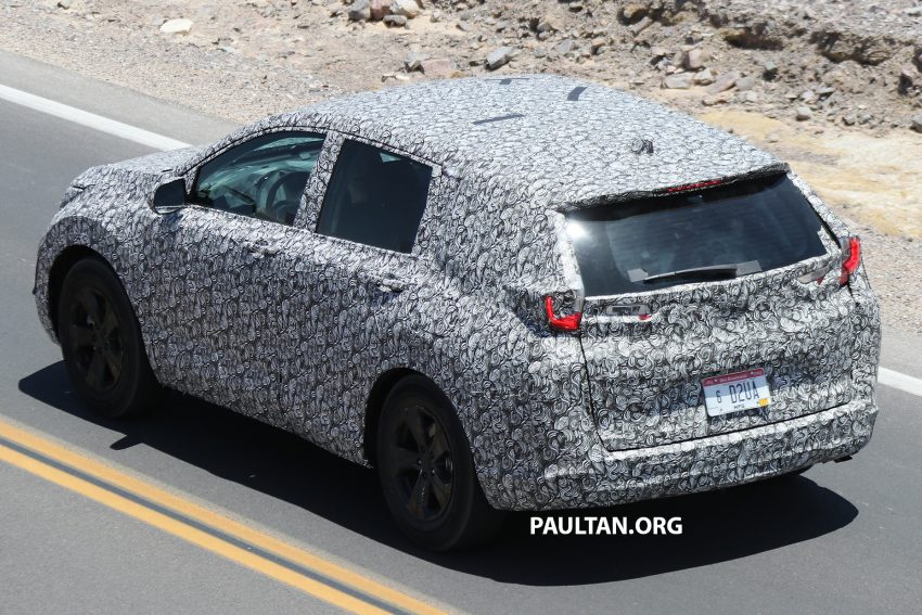 SPYSHOT: Honda CR-V generasi baharu sekali lagi dilihat sedang membuat ujian di atas jalan raya 521281