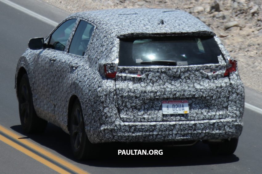 SPYSHOT: Honda CR-V generasi baharu sekali lagi dilihat sedang membuat ujian di atas jalan raya 521283