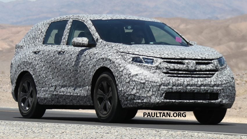 SPYSHOT: Honda CR-V generasi baharu sekali lagi dilihat sedang membuat ujian di atas jalan raya 521259