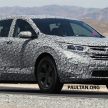 SPYSHOT: Honda CR-V generasi baharu sekali lagi dilihat sedang membuat ujian di atas jalan raya