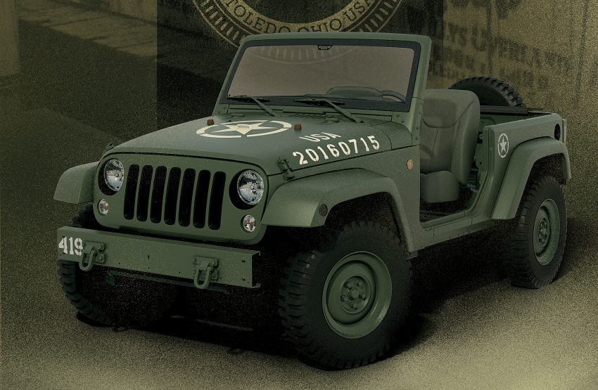Jeep Wrangler 75th Salute – homage to the Willys MB 520439