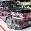 Toyota Alphard and Vellfire – Malaysian spec cars previewed at Toyota showroom, Mitsui Outlet Park