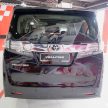 Toyota Alphard and Vellfire – Malaysian spec cars previewed at Toyota showroom, Mitsui Outlet Park