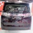 Toyota Alphard dan Vellfire – model spesifikasi Malaysia telah dipamerkan di Mitsui Outlet Park