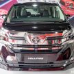 Toyota Alphard dan Vellfire – model spesifikasi Malaysia telah dipamerkan di Mitsui Outlet Park