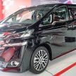 Toyota Alphard and Vellfire – Malaysian spec cars previewed at Toyota showroom, Mitsui Outlet Park