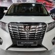 Toyota Alphard dan Vellfire – model spesifikasi Malaysia telah dipamerkan di Mitsui Outlet Park