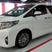 Toyota Alphard and Vellfire – Malaysian spec cars previewed at Toyota showroom, Mitsui Outlet Park