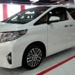 Toyota Alphard dan Vellfire – model spesifikasi Malaysia telah dipamerkan di Mitsui Outlet Park