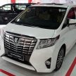 Toyota Alphard dan Vellfire – model spesifikasi Malaysia telah dipamerkan di Mitsui Outlet Park