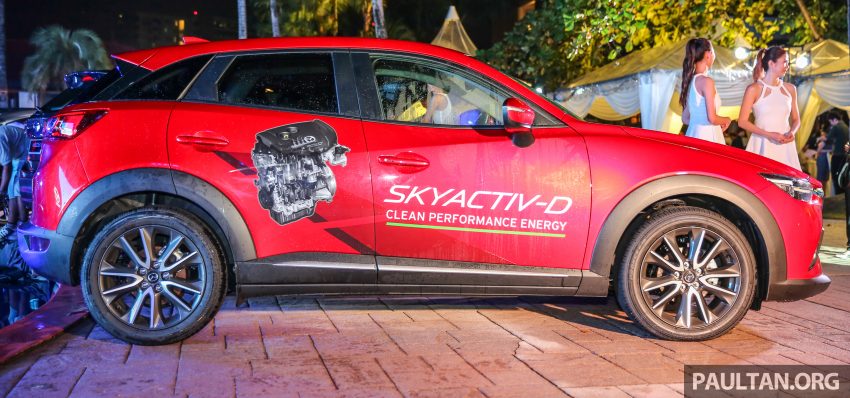Mazda CX-3 1.5L SkyActiv-D diesel on display at Saujana – evaluation unit, no plans for launch yet 522061