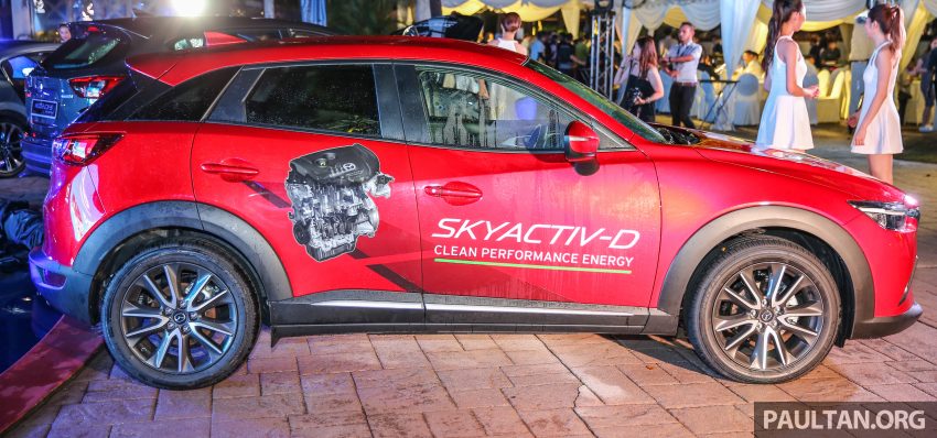 Mazda CX-3 1.5L SkyActiv-D diesel on display at Saujana – evaluation unit, no plans for launch yet 522062