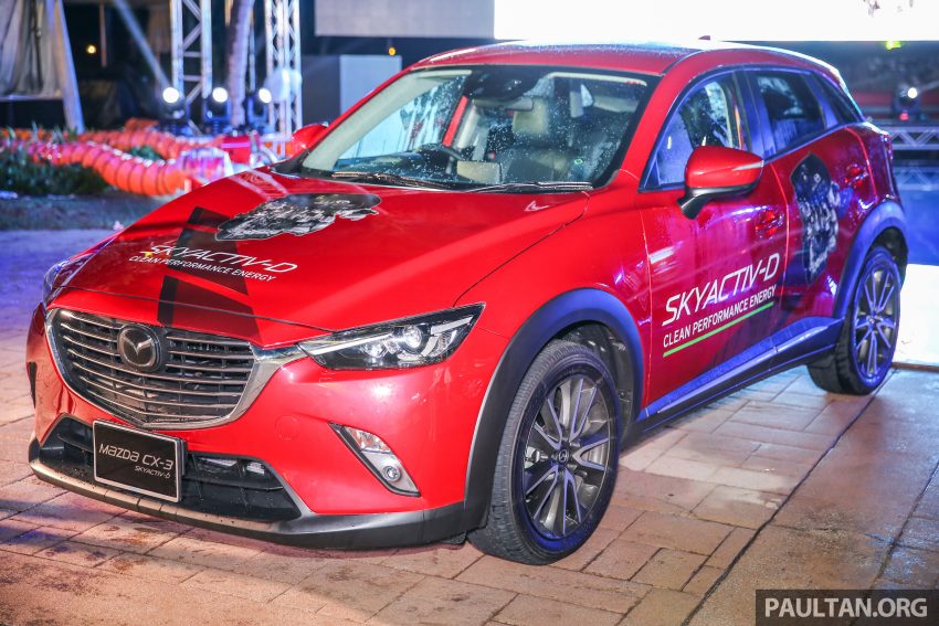 Mazda CX-3 1.5L SkyActiv-D diesel on display at Saujana – evaluation unit, no plans for launch yet 522050