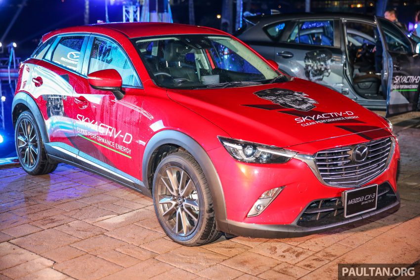 Mazda CX-3 1.5L SkyActiv-D diesel on display at Saujana – evaluation unit, no plans for launch yet 522051