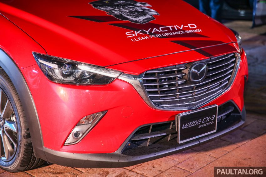 Mazda CX-3 1.5L SkyActiv-D diesel on display at Saujana – evaluation unit, no plans for launch yet 522053