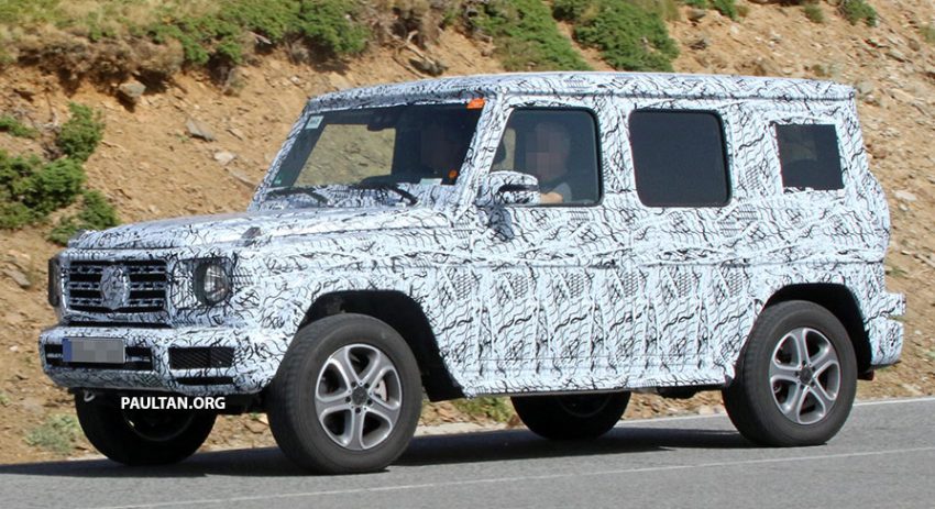 SPIED: Next-generation Mercedes-Benz G-Class – similar looks, but set for 400 kg weight reduction 526479