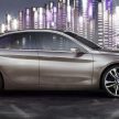 BMW 1 Series Sedan didedahkan – eksklusif untuk pasaran China sahaja, mungkin pacuan hadapan