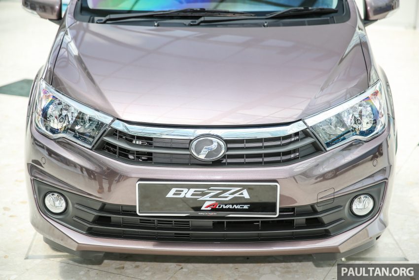 Perodua Bezza –  variant-by-variant equipment list 520104