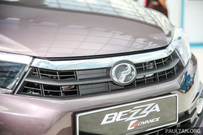 Perodua Bezza –  variant-by-variant equipment list 520111