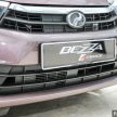 Perodua Bezza –  variant-by-variant equipment list