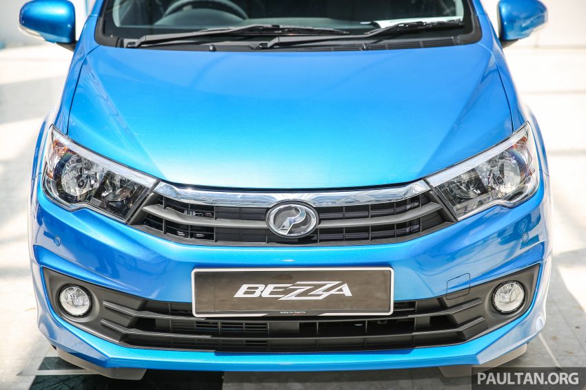 Perodua Bezza –  variant-by-variant equipment list 519995