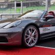 Porsche 718 Boxster previewed in Malaysia at Sepang