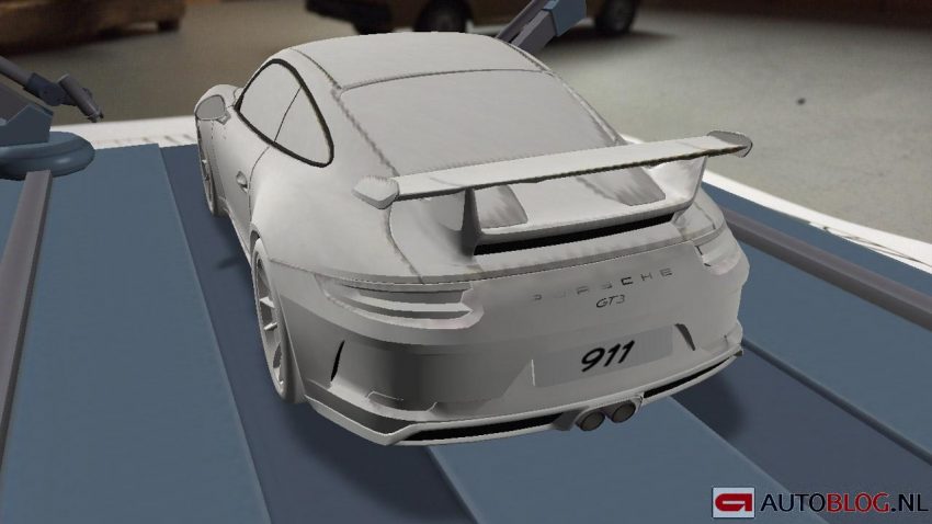 Porsche 911 GT3 facelift leaked via smartphone app 518739