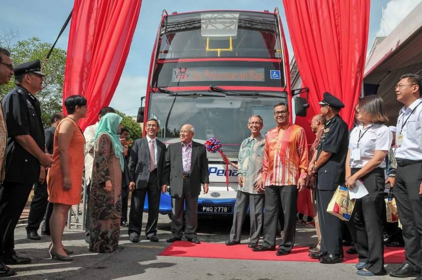 Rapid Penang lancar perkhidmatan bas dua tingkat 522730