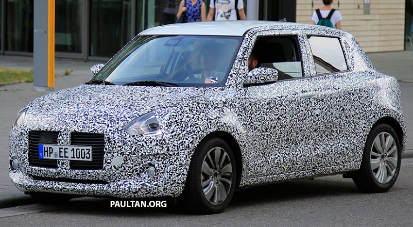 SPIED: Next-gen Suzuki Swift spotted testing again 525705