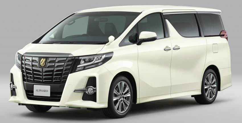 Toyota Alphard Type Black and Vellfire Golden Eyes – special dressed-up editions introduced in Japan 515302