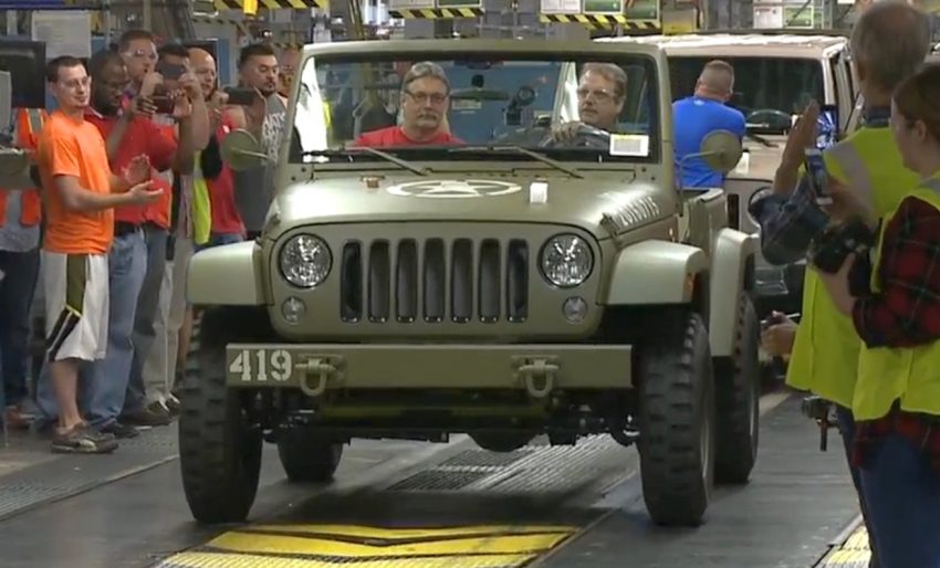 Jeep Wrangler 75th Salute – homage to the Willys MB 520505
