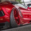 Lamborghini Aventador gets Liberty Walk treatment