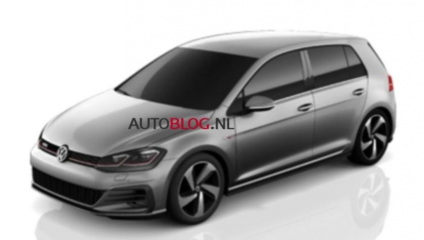 Volkswagen Golf Mk7 facelift spotted in images online 539887