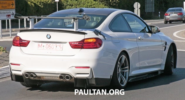 BMW M4 extreme aero spyshots 20