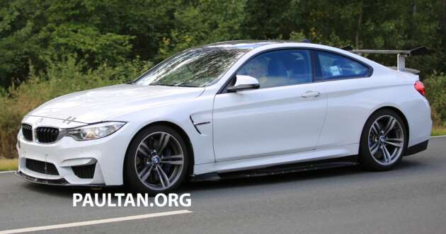 SPYSHOTS: BMW M4 sighted with more aero goodies