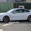SPYSHOTS: BMW M4 sighted with more aero goodies