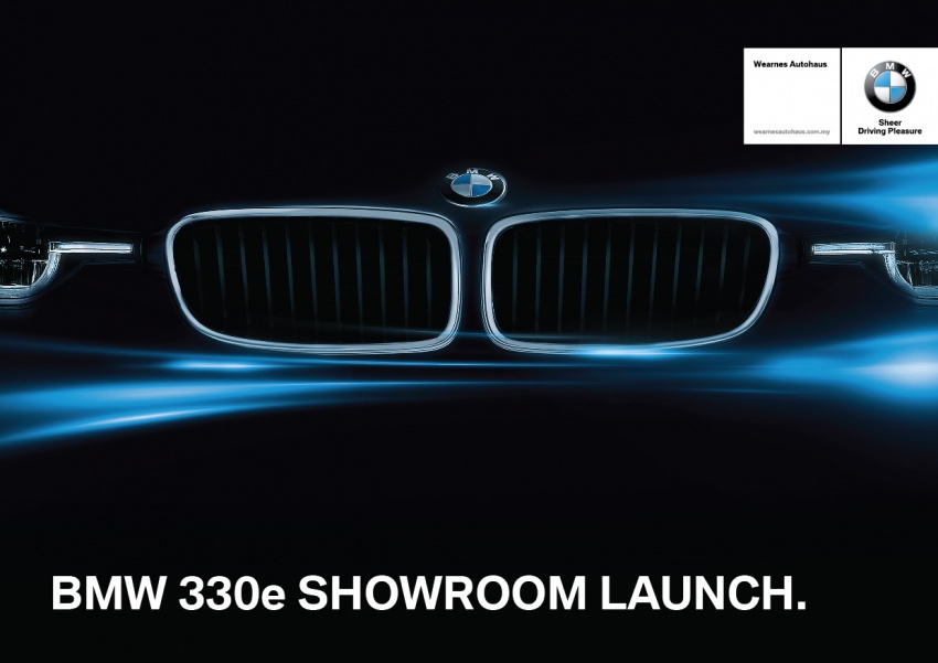AD: Meet the new BMW 330e Sport this weekend at Wearnes Autohaus – September 2 to 4 541739